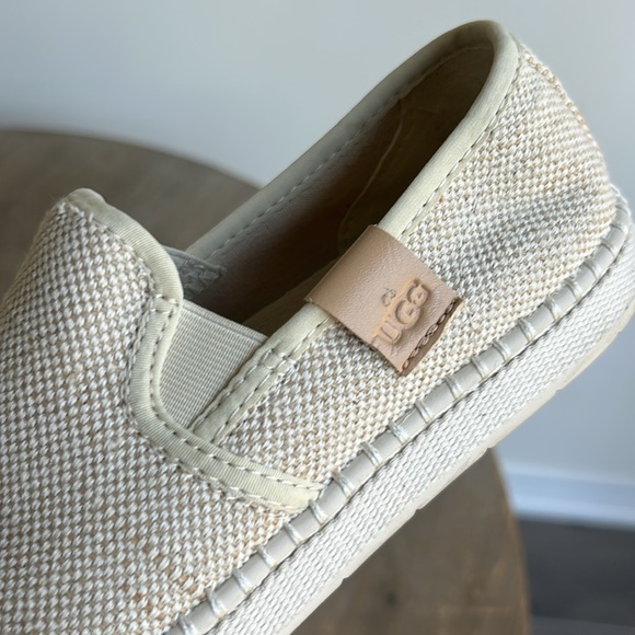 UGG Luciah Natural Slip On Shoes Sneaker Women size 6 - Picture 12 of 14
